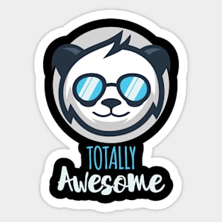 Totally Awesome Panda Sticker